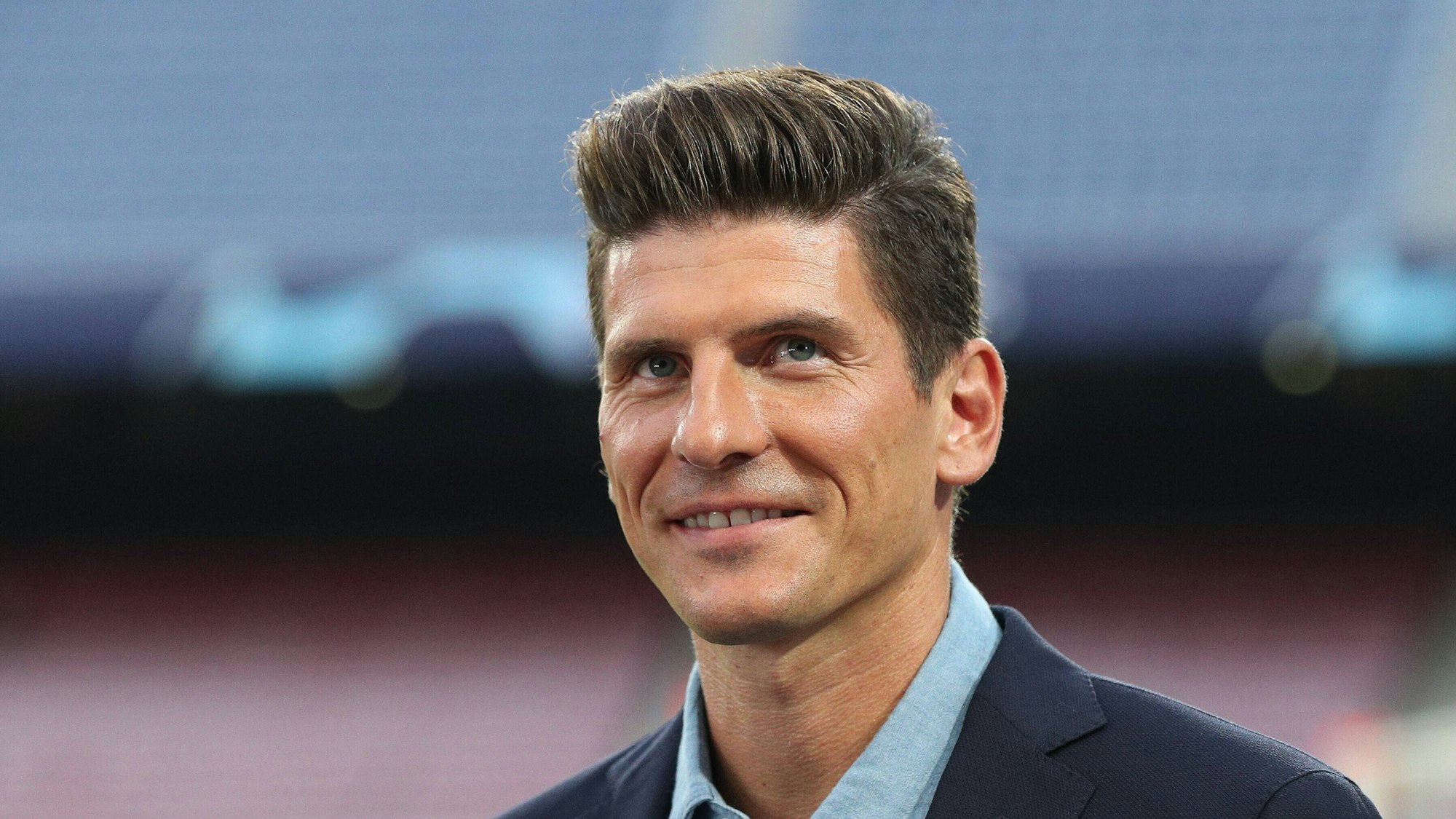 Mario Gomez lächelt