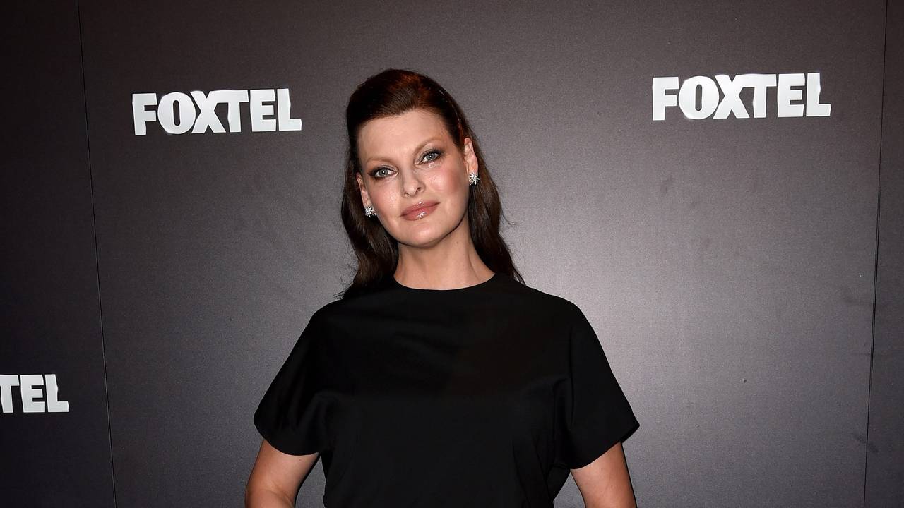 Auf ihrem Instagram-Profil erklärt Linda Evangelista, hier 2015 bei einer Foxtel-Veranstaltung in Sydney, weshalb es in letzter Zeit so stumm um das Model war.