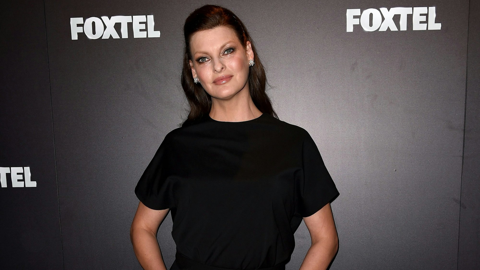 Auf ihrem Instagram-Profil erklärt Linda Evangelista, hier 2015 bei einer Foxtel-Veranstaltung in Sydney, weshalb es in letzter Zeit so stumm um das Model war.