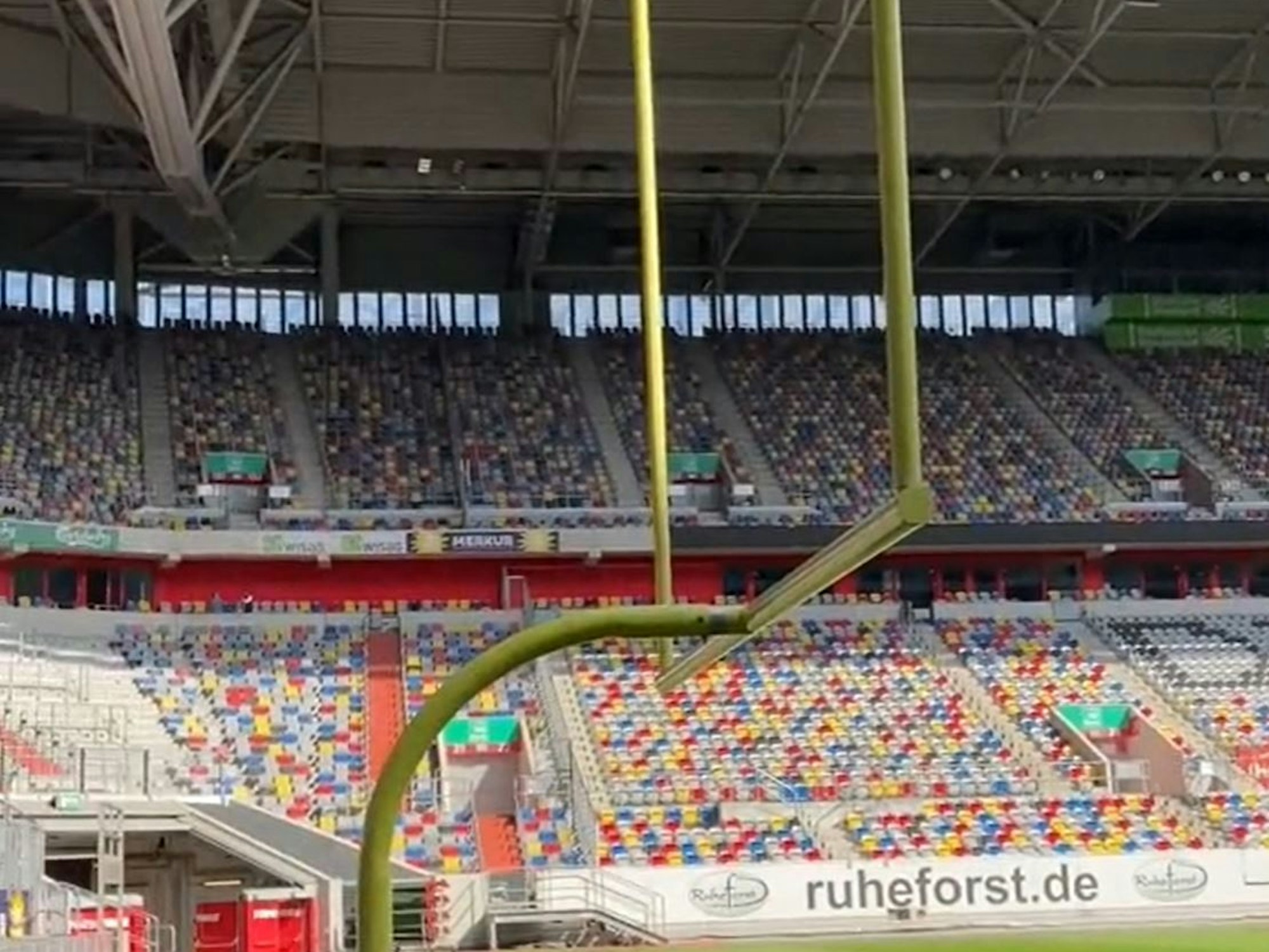 Fortuna Düsseldorf produzierte ein TikTok-Video im Stadion.