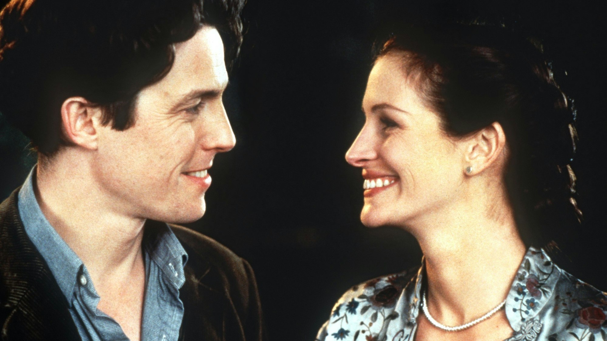 Julia Robert und Hugh Grant in der Romantikkomödie „Notting Hill“.