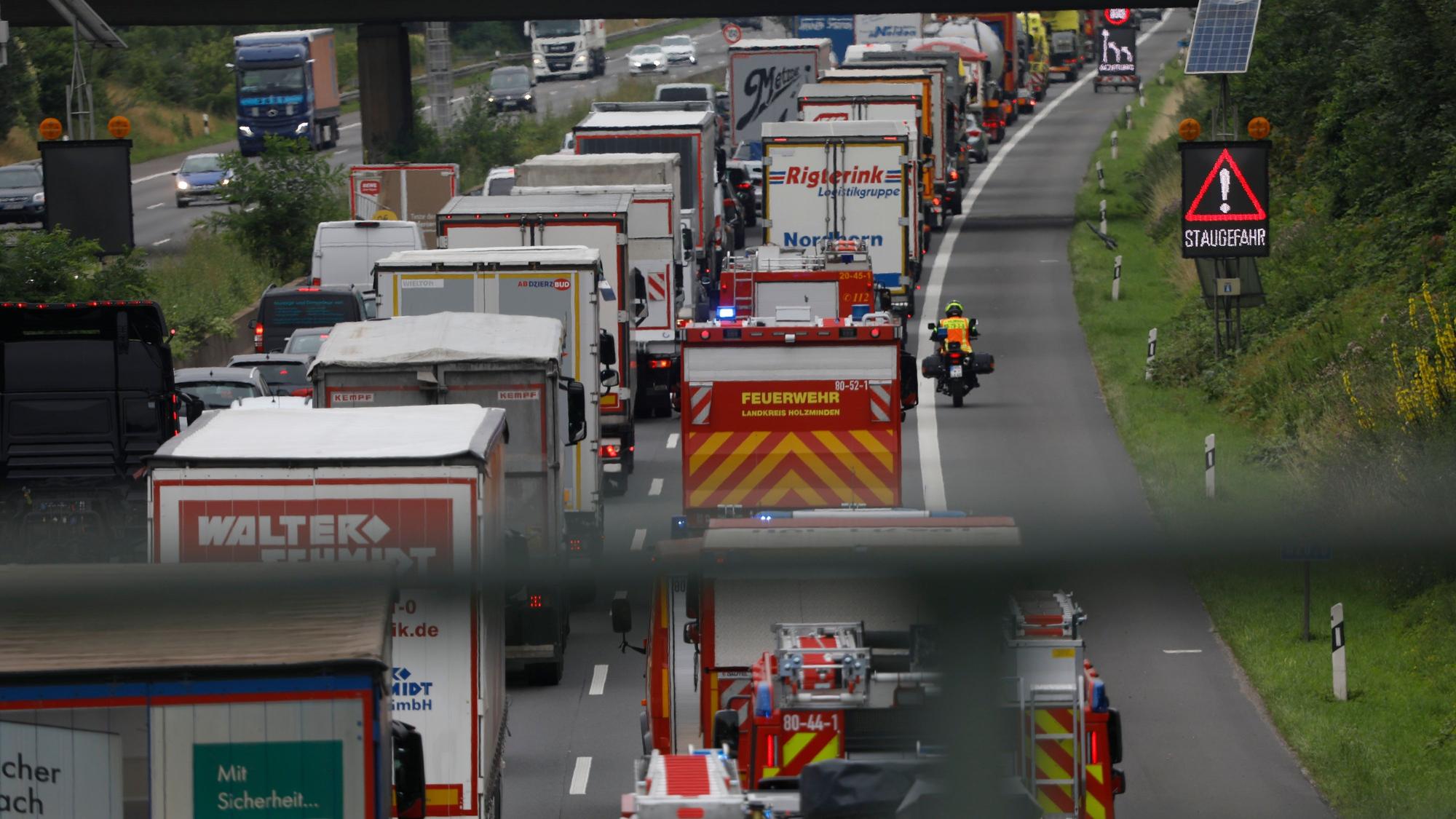 Stau auf der A1