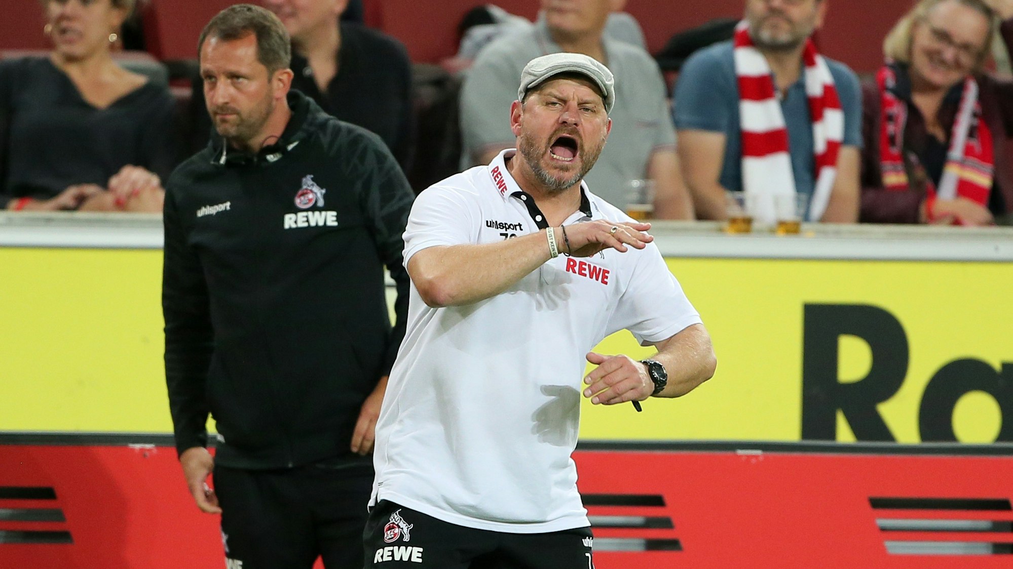 Steffen Baumgart trainiert den 1. FC Köln gegen RB Leipzig.