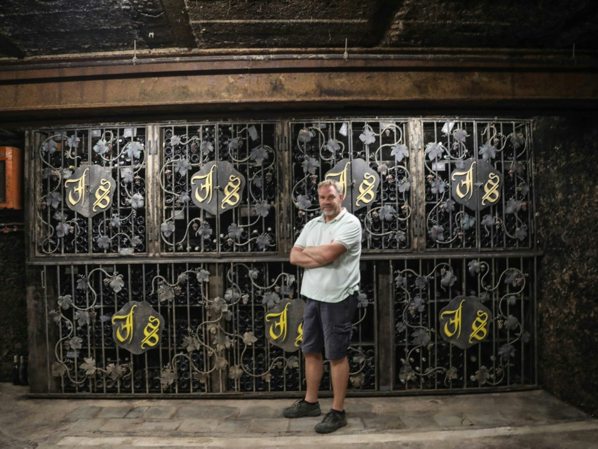 Winzer Alexander Stodden aus Rech wurde Opfer des Hochwassers.