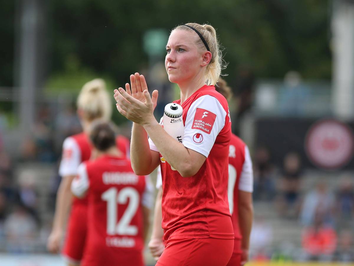 Marith Müller-Prießen spielt für den 1. FC Köln gegen Eintracht Frankfurt.