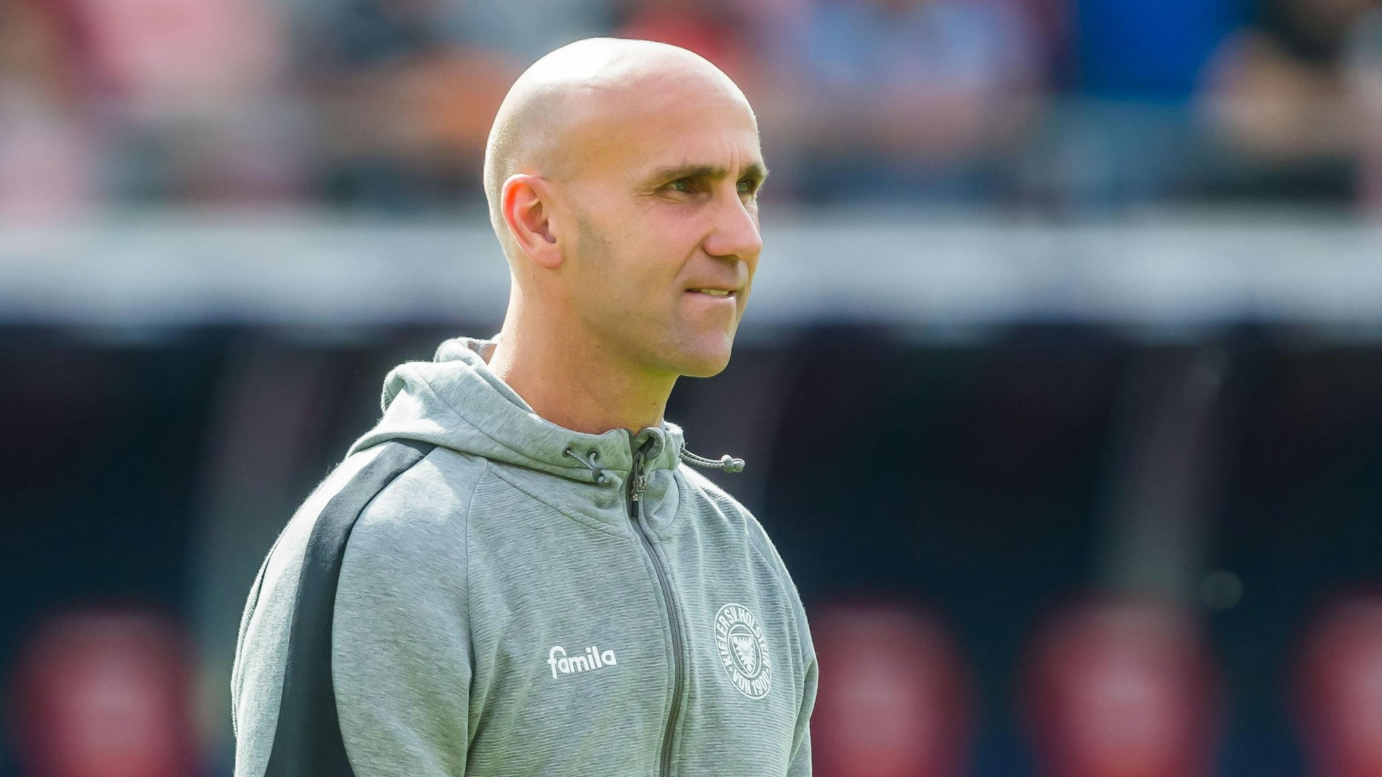 André Schubert an der Seitenlinie