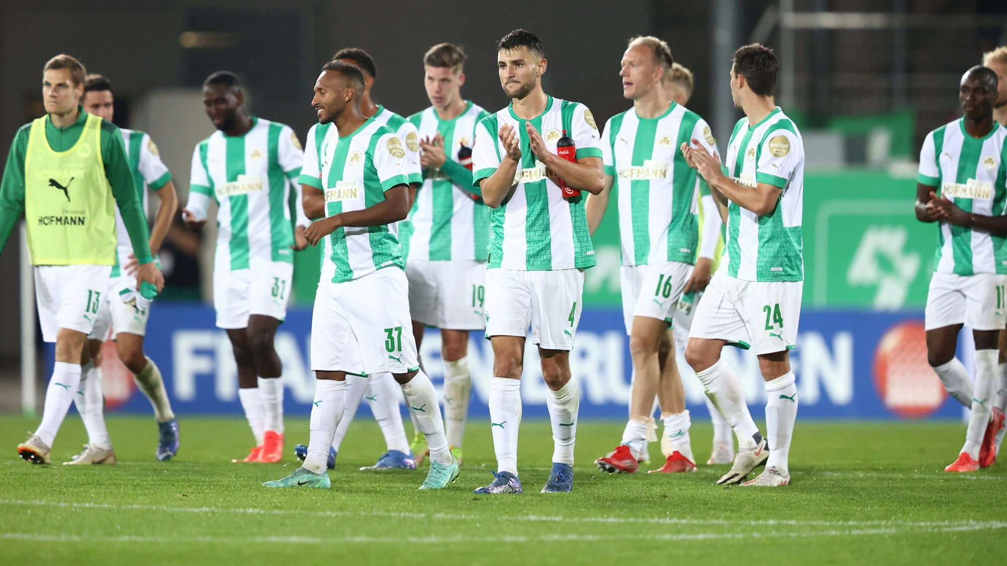 Greuther Fürth nach der 1:3-Niederlage gegen den FC Bayern München