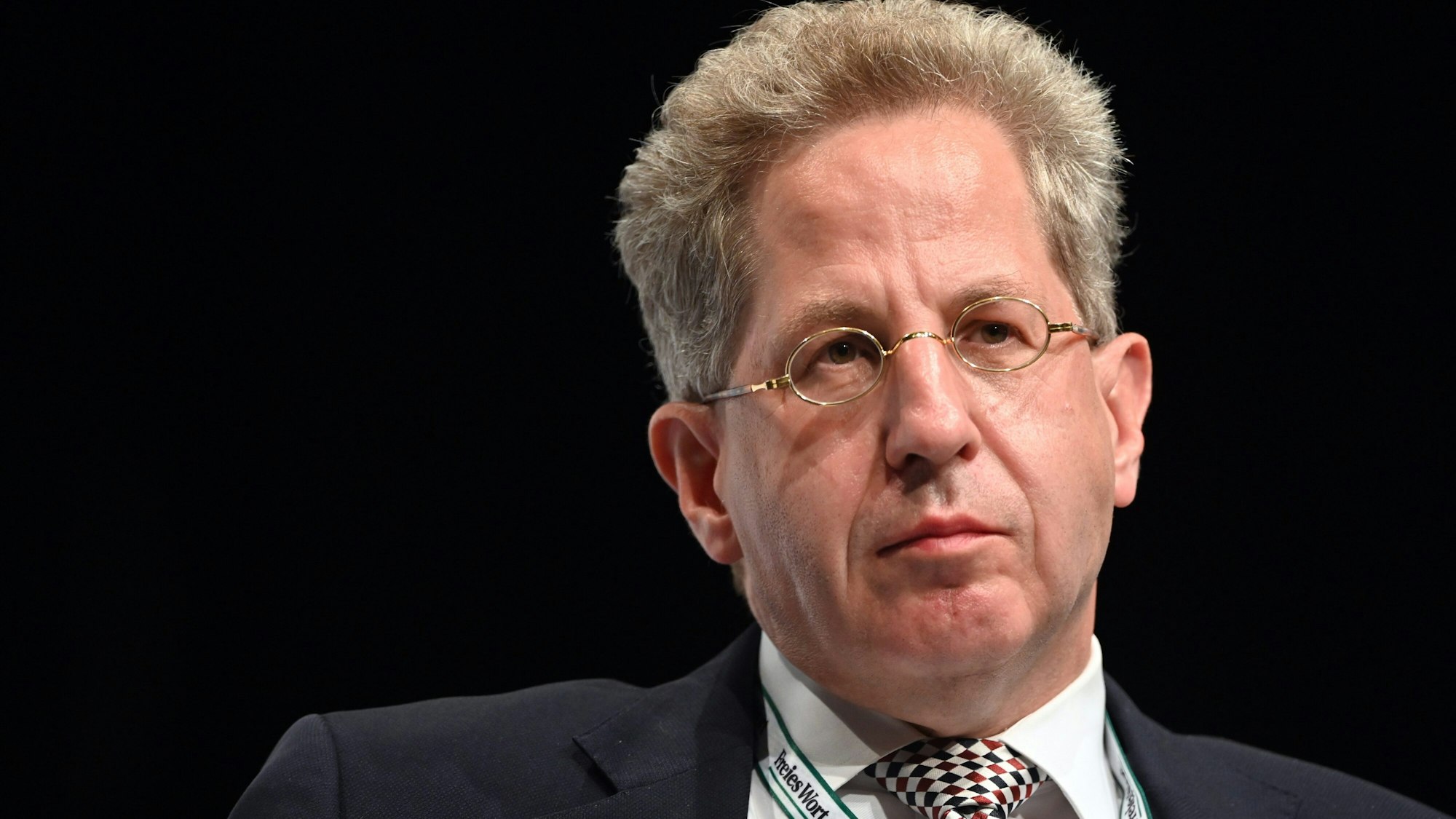 Hans-Georg Maaßen bei einer Wahlveranstaltung im thüringischen Suhl am 14. September 2021.
