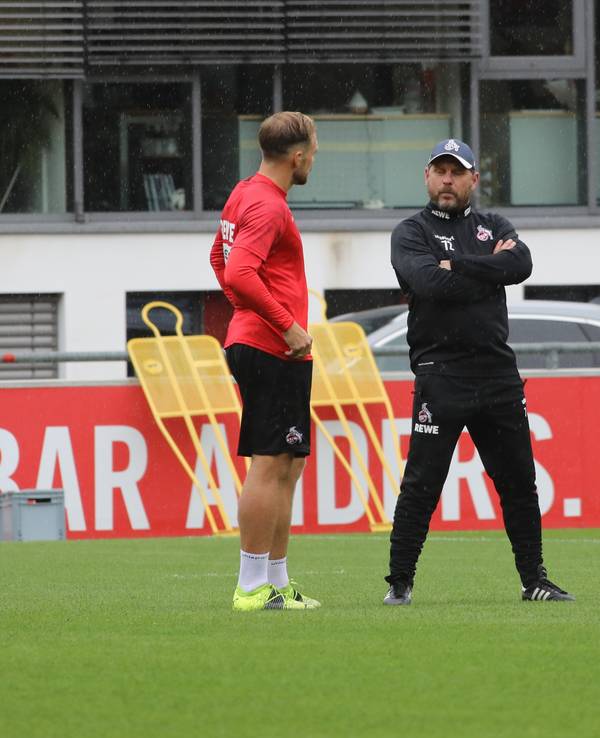 Steffen Baumgart trainiert den 1. FC Köln am Geißbockheim.