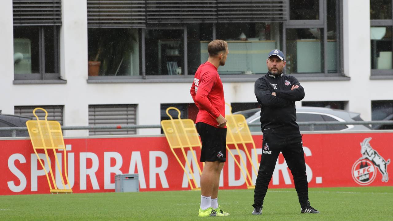 Steffen Baumgart trainiert den 1. FC Köln am Geißbockheim.