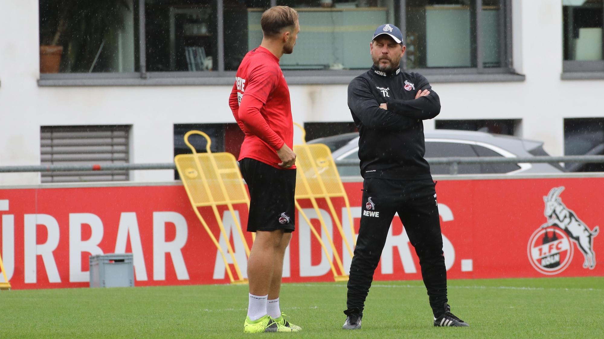 Steffen Baumgart trainiert den 1. FC Köln am Geißbockheim.