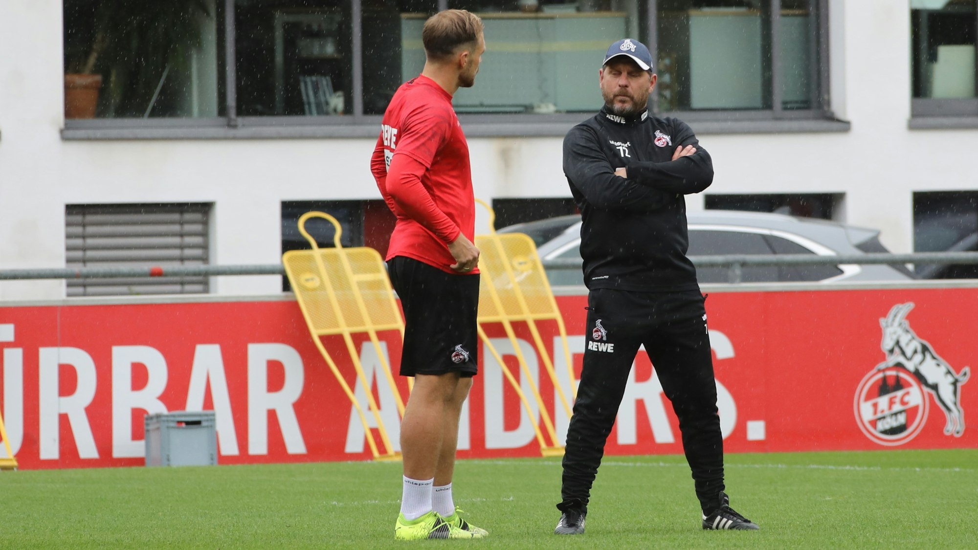 Steffen Baumgart trainiert den 1. FC Köln am Geißbockheim.