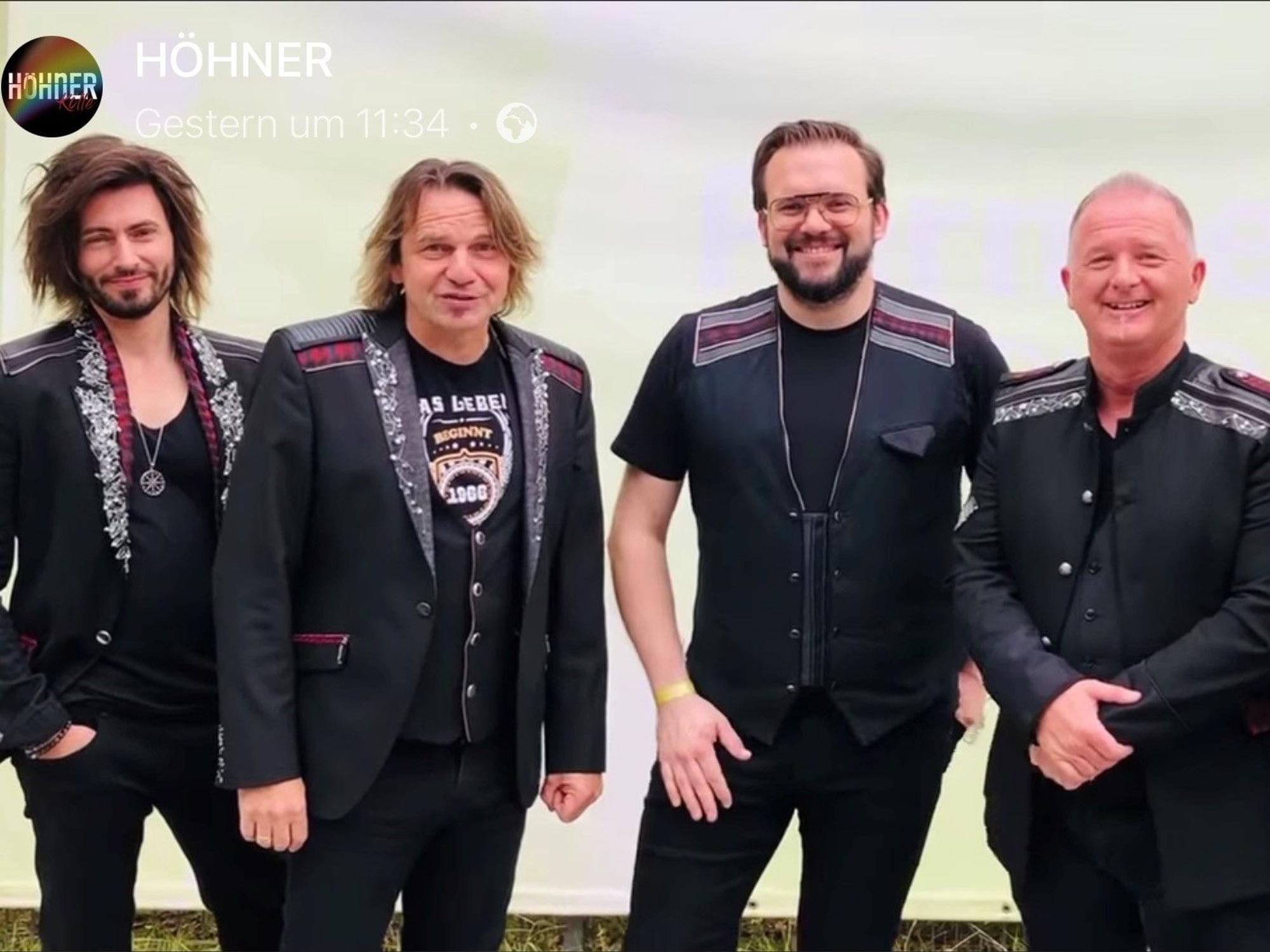 Die Höhner beim TV-Auftritt