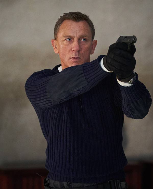 Daniel Craig als James Bond in der Szene eines Trailers zum James-Bond-Film Keine Zeit zu sterben (No Time To Die).