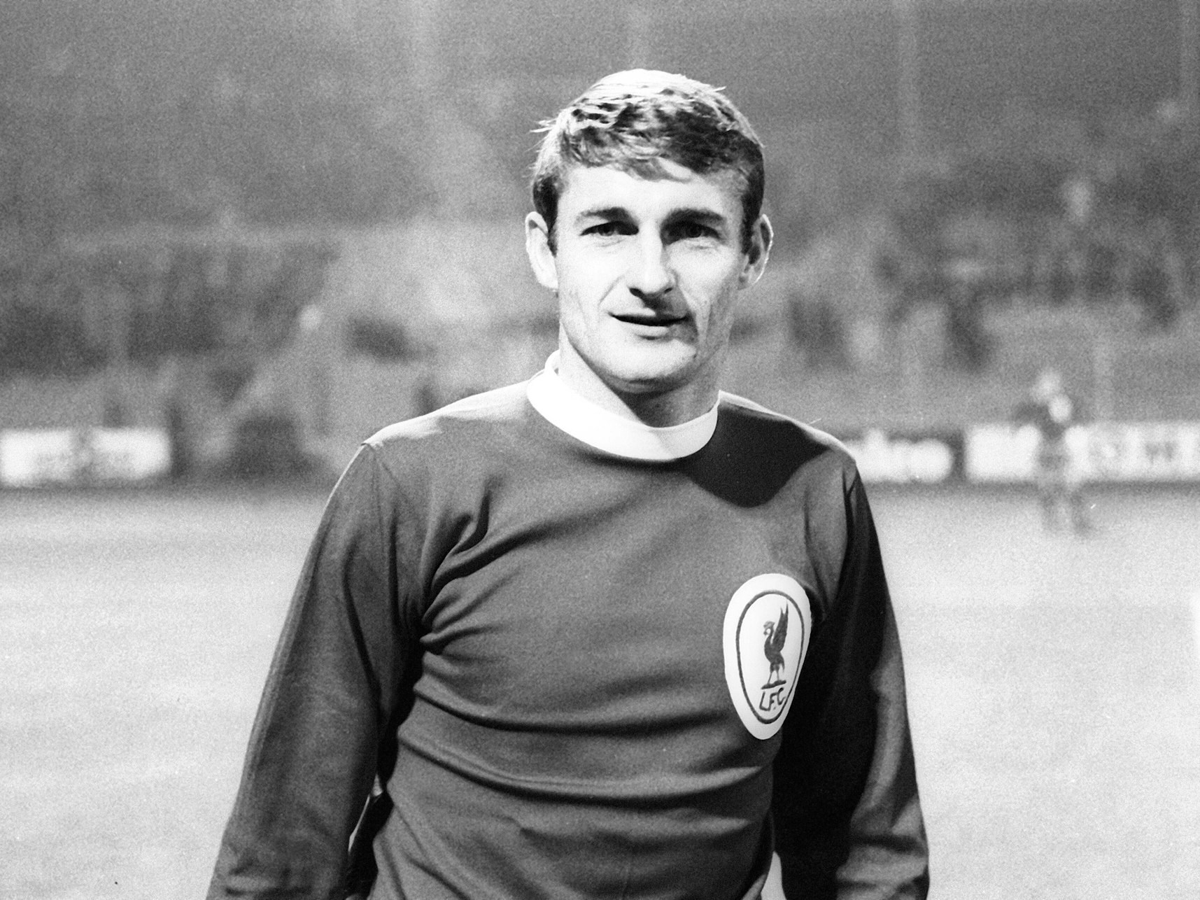 Liverpools Roger Hunt während des Europapokalspiels gegen 1860 München.