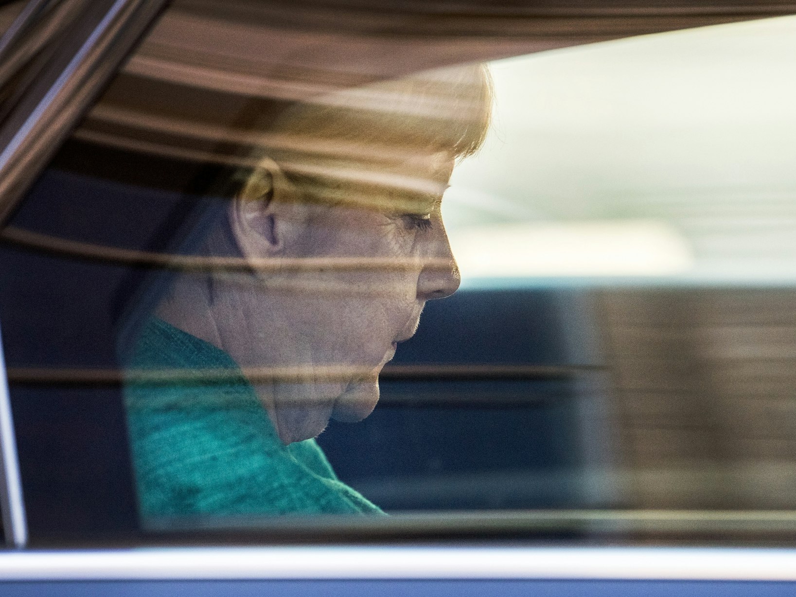 Angela Merkel (hier 2018 in ihrer Limousine) spricht selten über Privates.