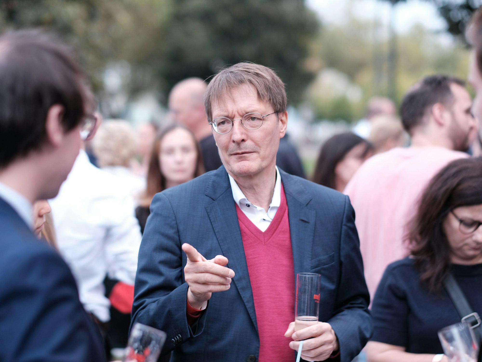 26.09.2021, Köln: Bundestagswahl 2021. Karl Lauterbach. Foto: Max Grönert.