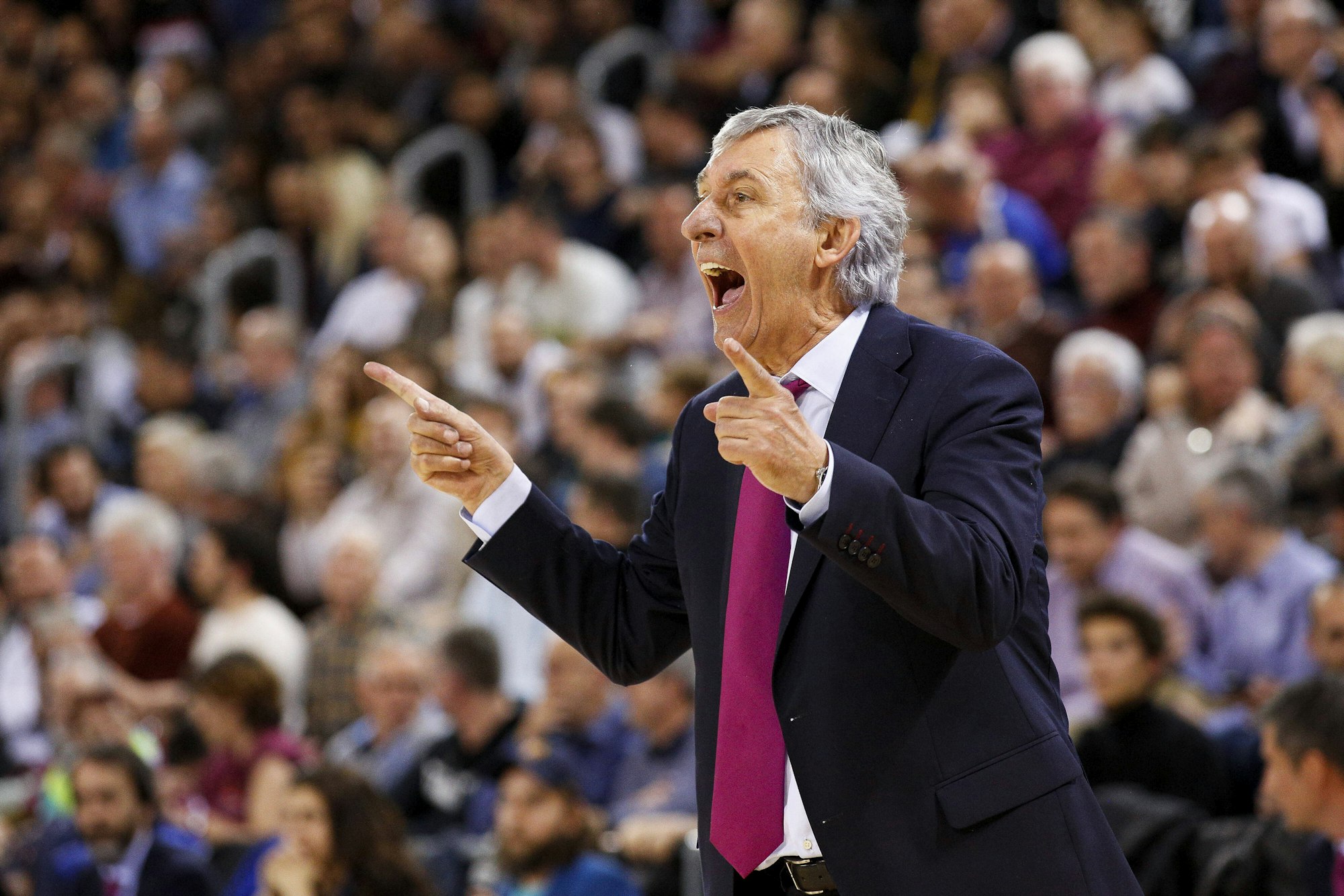 Headcoach Svetislav Pesic Barcelona (damals FC Barcelona).