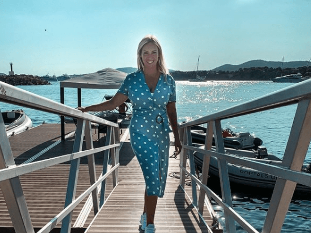 Im Mai postete Julia Holz ein strahlendes Bild von sich auf Instagram