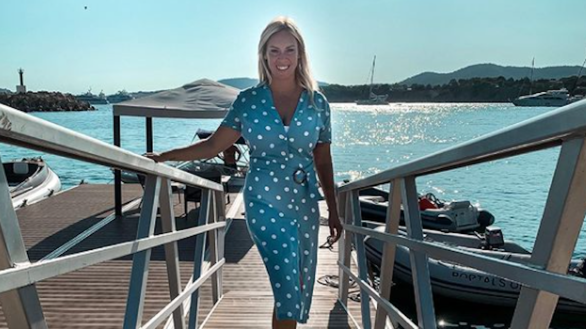 Im Mai postete Julia Holz ein strahlendes Bild von sich auf Instagram