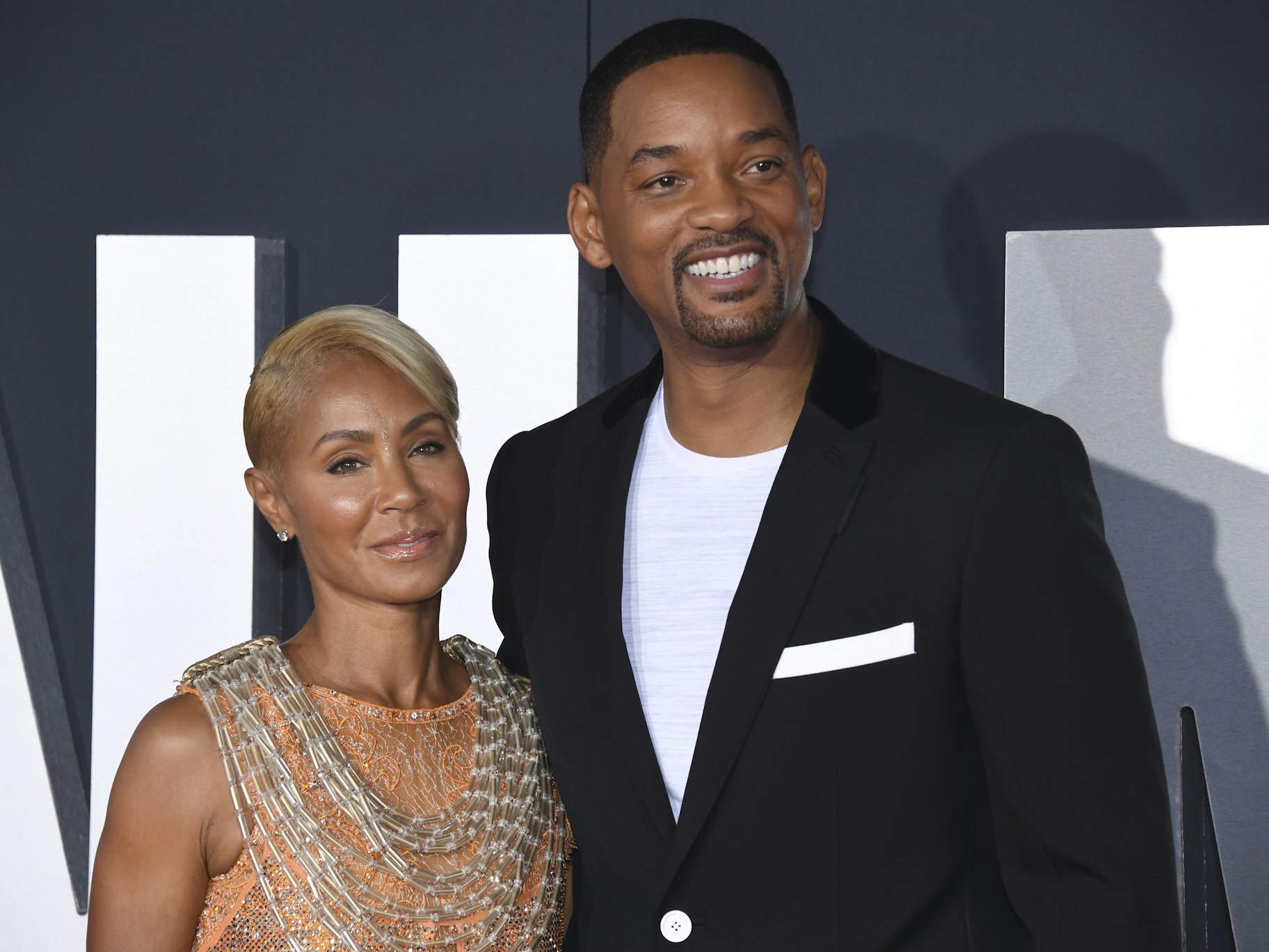 Will Smith mit Ehefrau Jada Pinkett bei einer Filmpremiere 2019.