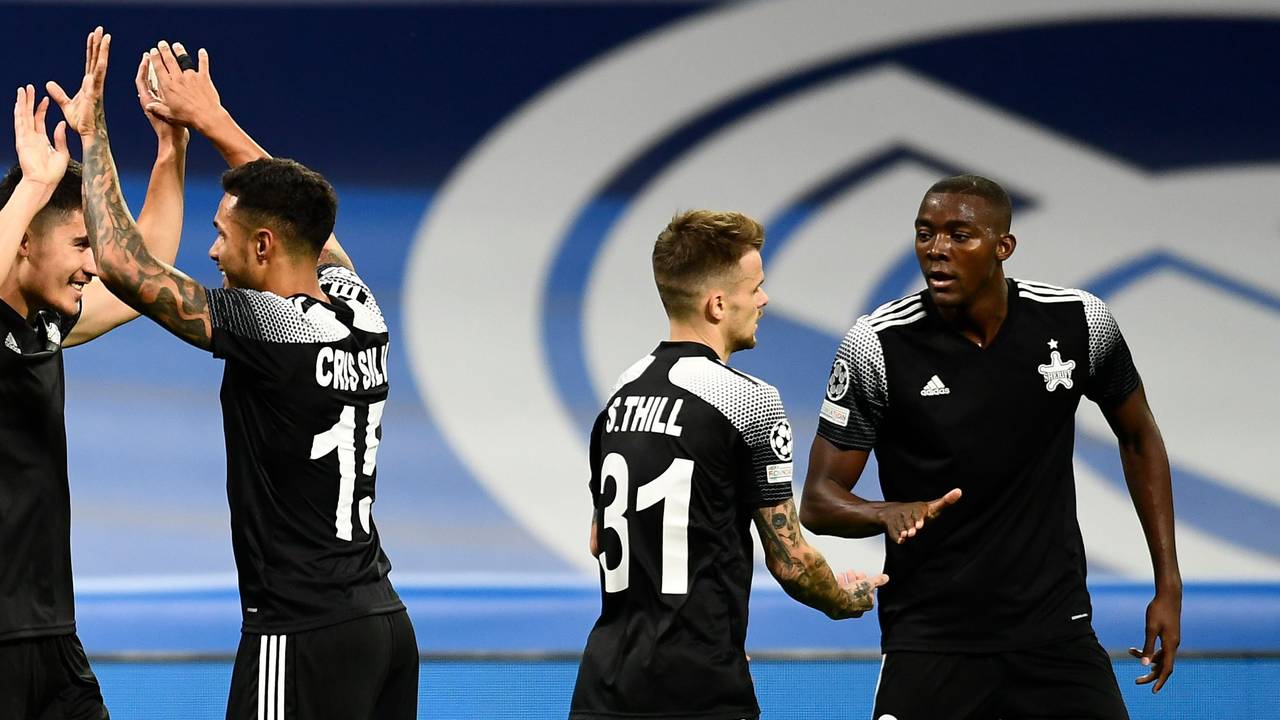 Champions League, Gruppenphase, Gruppe D, 2. Spieltag, Real Madrid verliert gegen Sheriff Tiraspol im Bernabeu-Stadion.