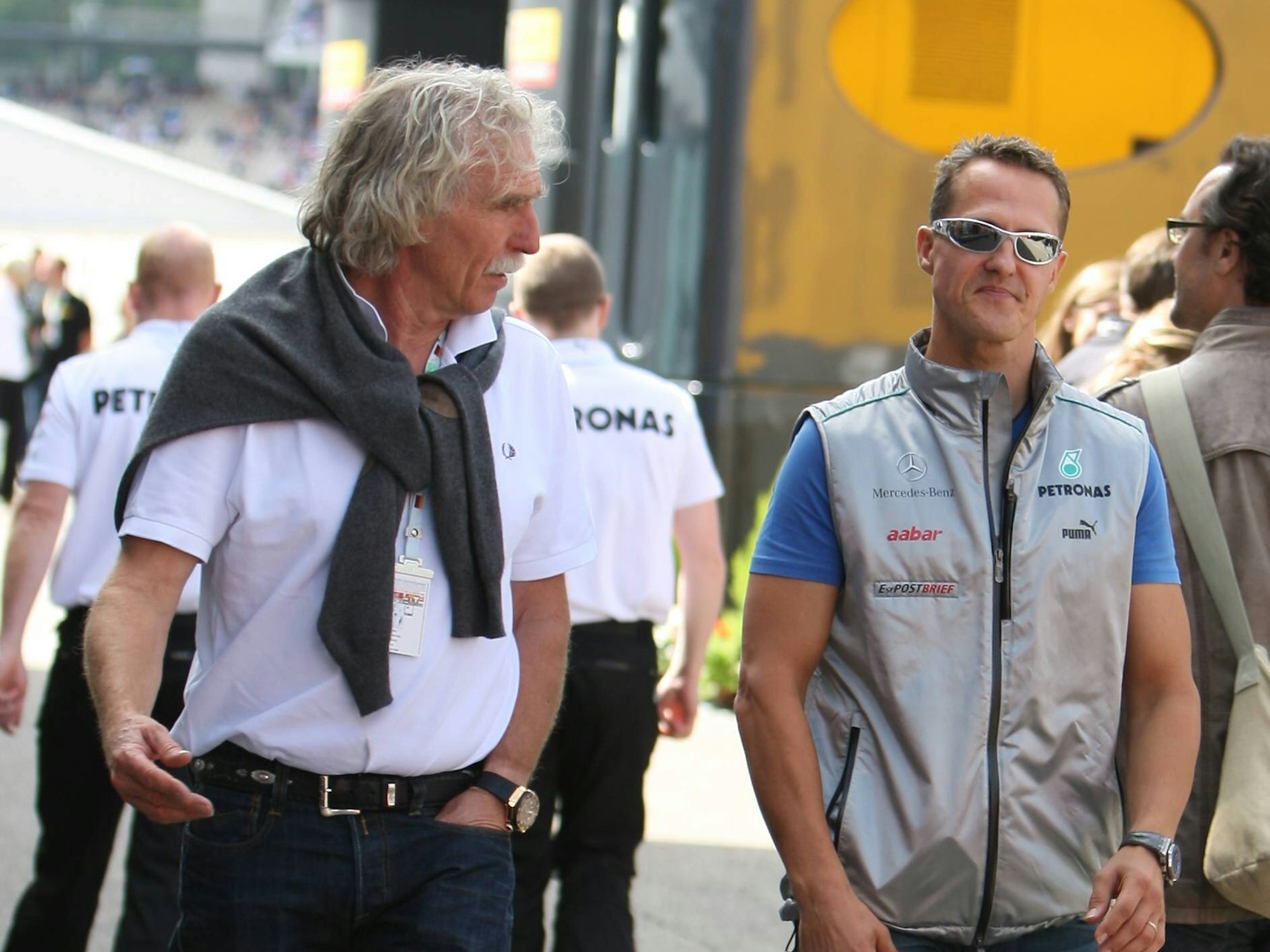 Dr. Johannes Peil im Gespräch mit Michael Schumacher