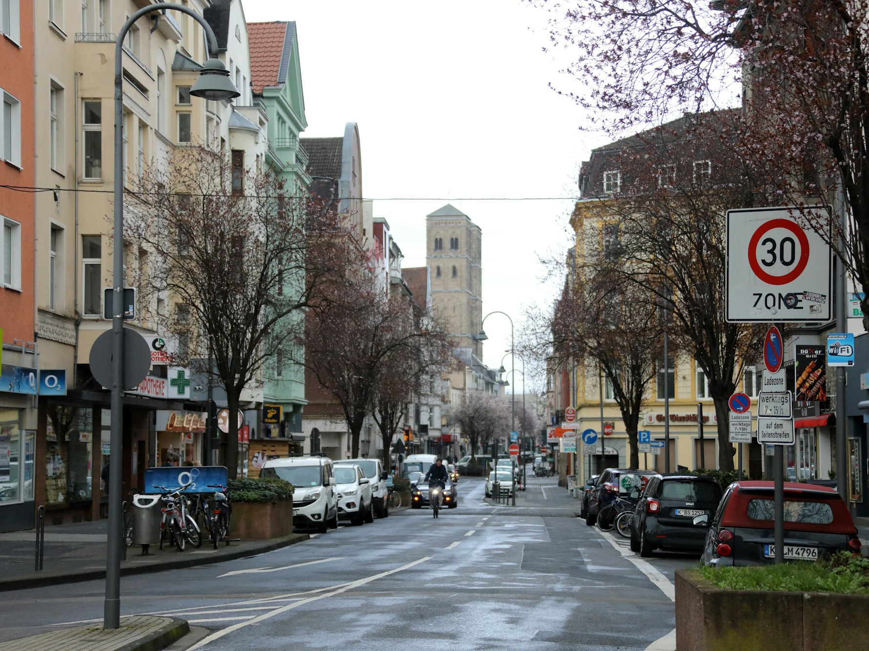 Ansicht der Deutzer Freiheit