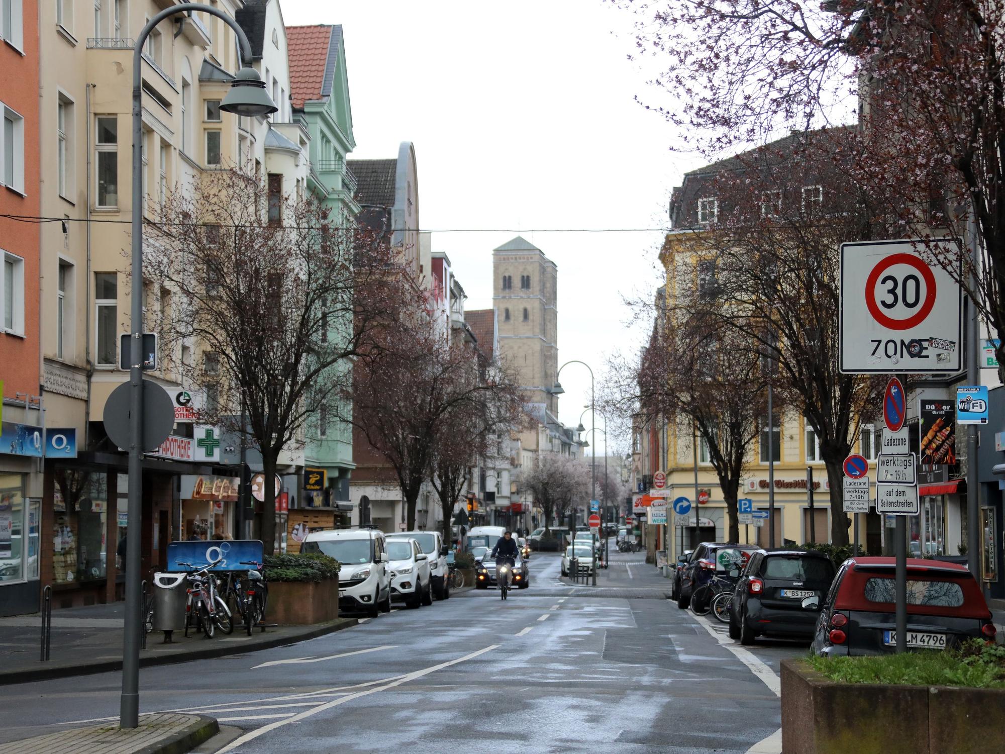 Ansicht der Deutzer Freiheit
