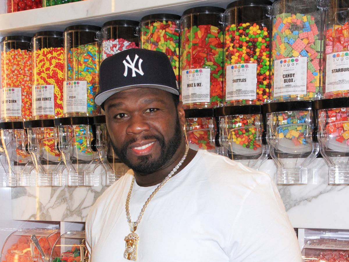 Photo by: Raoul Gatchalian/STAR MAX/IPx 2021 9/3/21 50 Cent unveils candy shop goblet at New Sugar Factory in Las Vegas, Nevada.