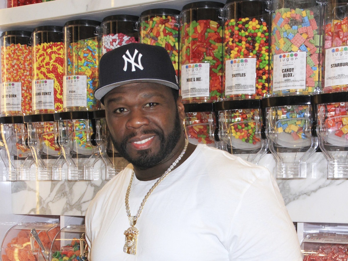 Photo by: Raoul Gatchalian/STAR MAX/IPx 2021 9/3/21 50 Cent unveils candy shop goblet at New Sugar Factory in Las Vegas, Nevada.
