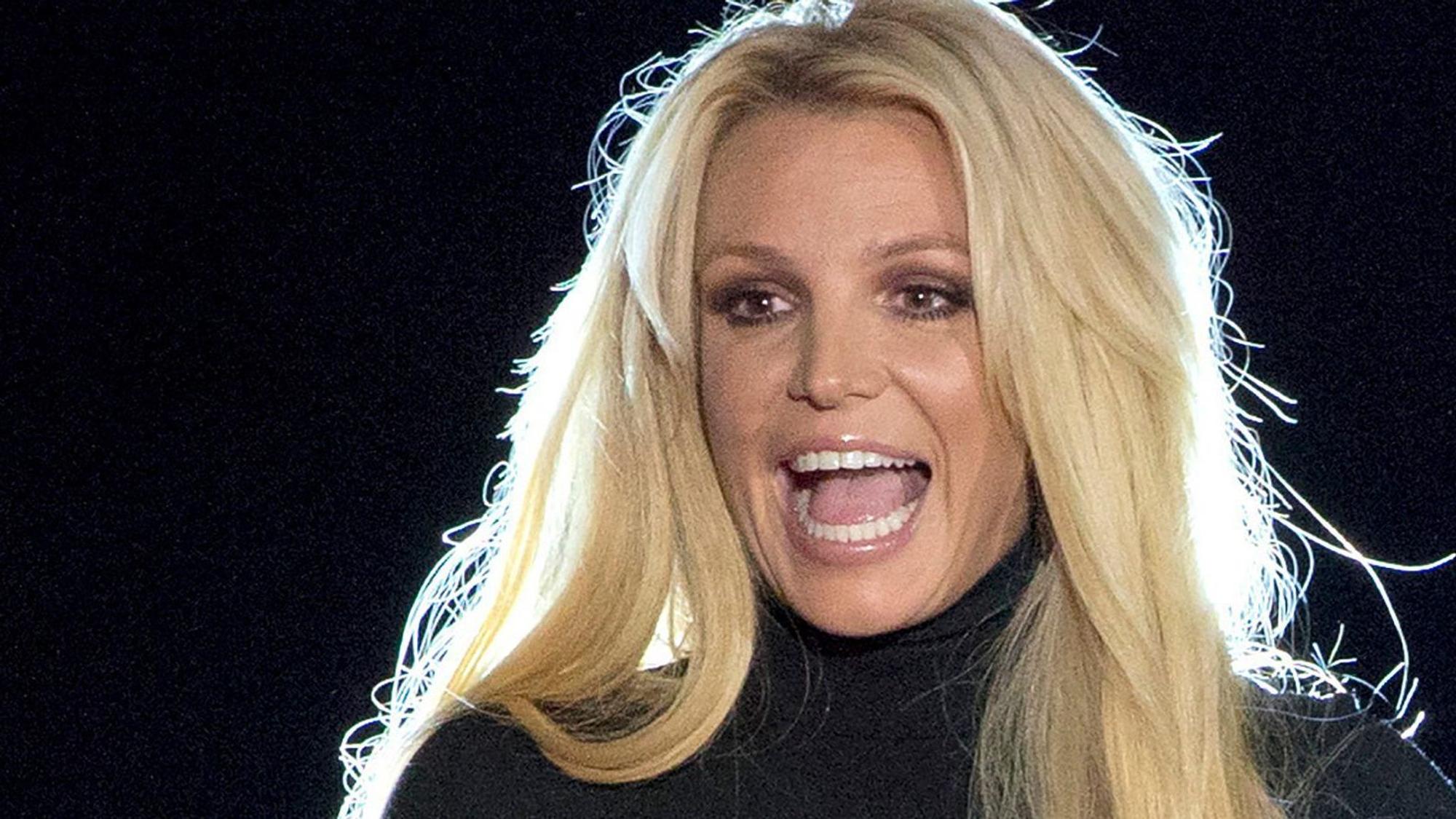 Britney Spears steht am 18.10.2018 auf der Bühne vom Park MGM Hotel-Casino.