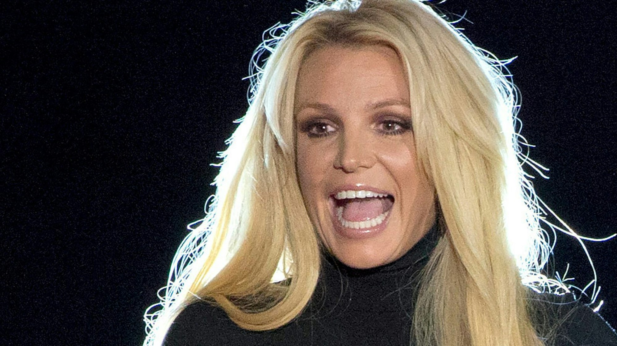Britney Spears steht am 18.10.2018 auf der Bühne vom Park MGM Hotel-Casino.