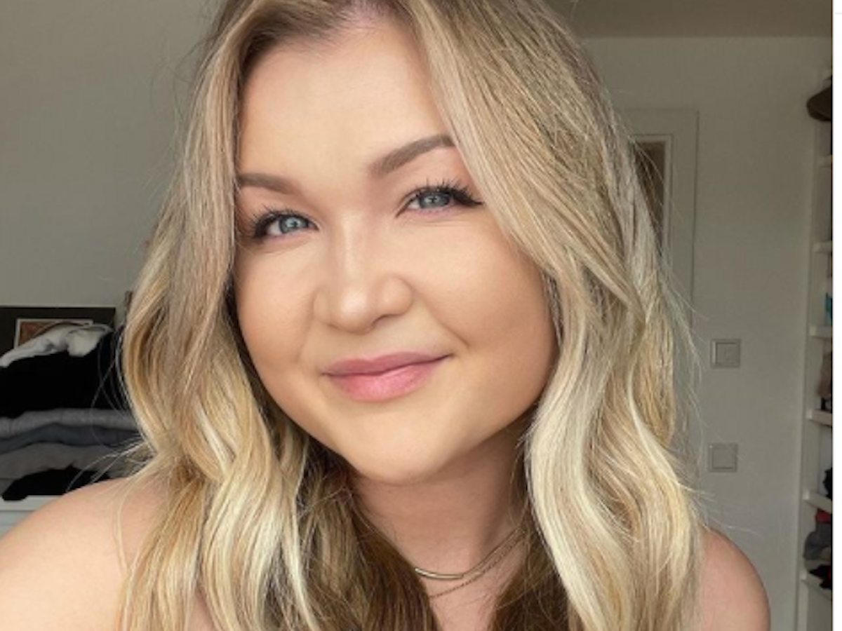 Sophia Thiel, hier auf einem Instagram-Selfie vom 11. Juli 2021.