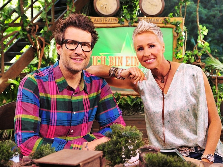 Die RTL-Dschungelcamp-Moderatoren Sonja Zietlow und Daniel Hartwich 2019.