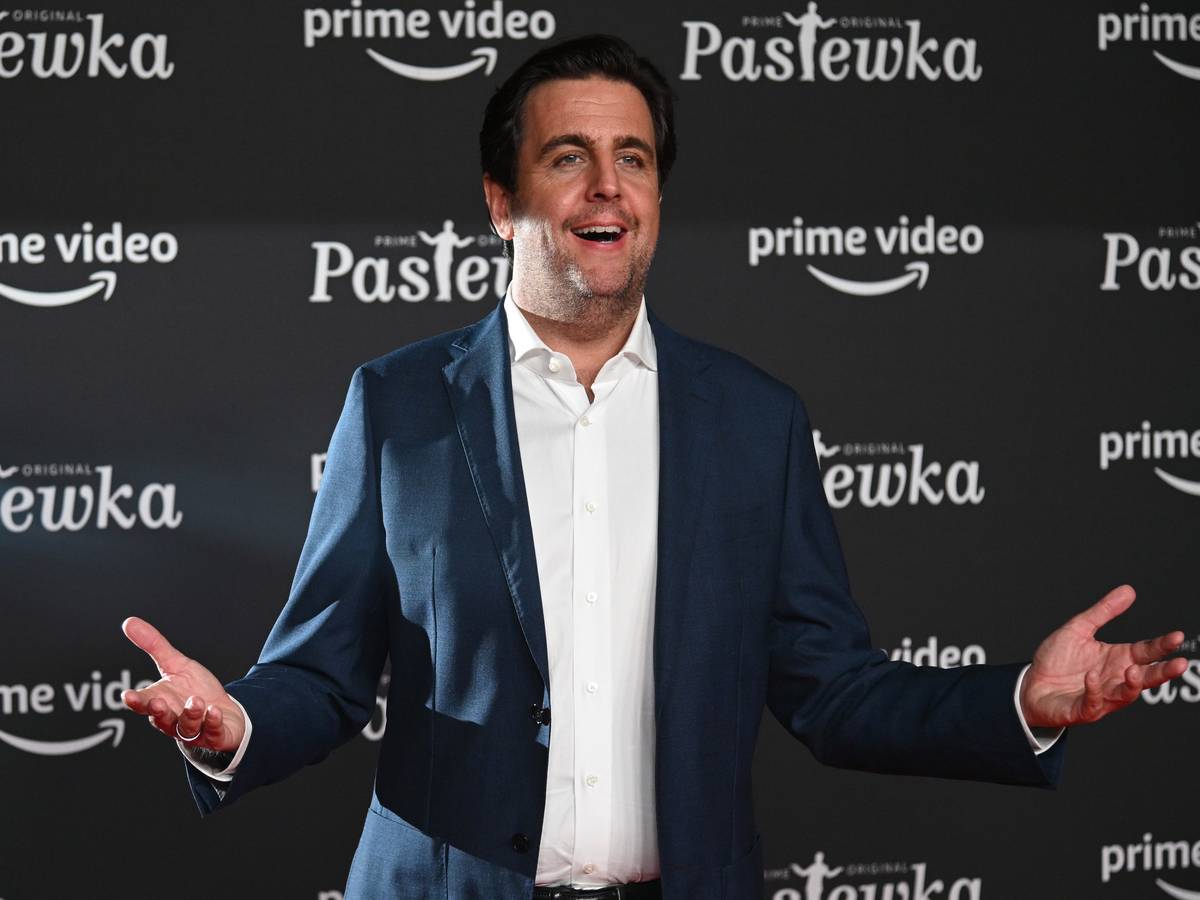 Der Schauspieler Bastian Pastewka kommt am 23.01.2019 zur Premiere der neuen Staffel der Comedy-Serie "Pastewka".