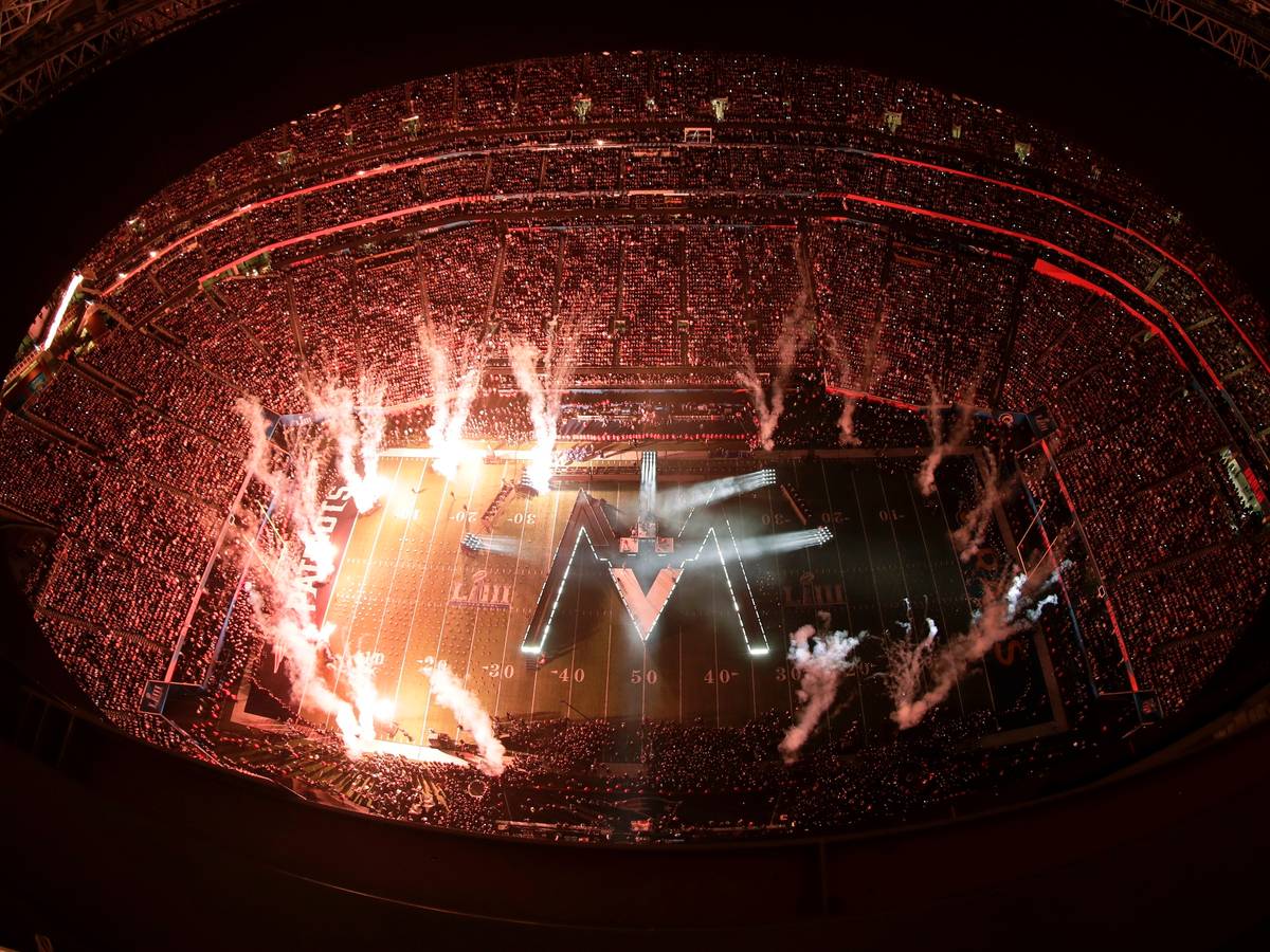 Die Halbzeit-Show des Super Bowls am 3. Februar 2019 in Atlanta.