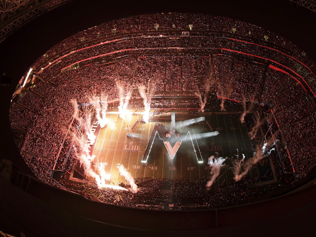 Die Halbzeit-Show des Super Bowls am 3. Februar 2019 in Atlanta.