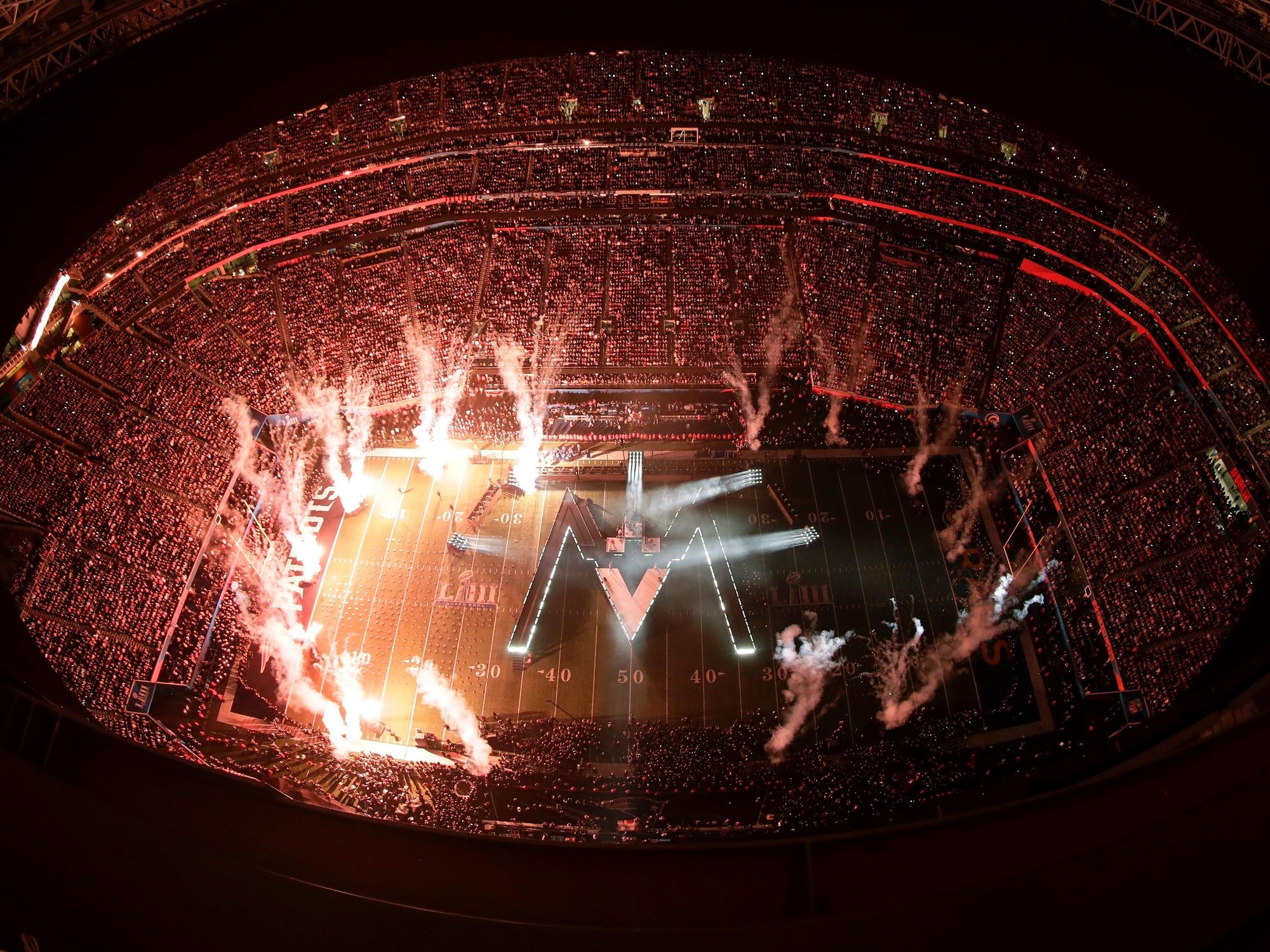Die Halbzeit-Show des Super Bowls am 3. Februar 2019 in Atlanta.