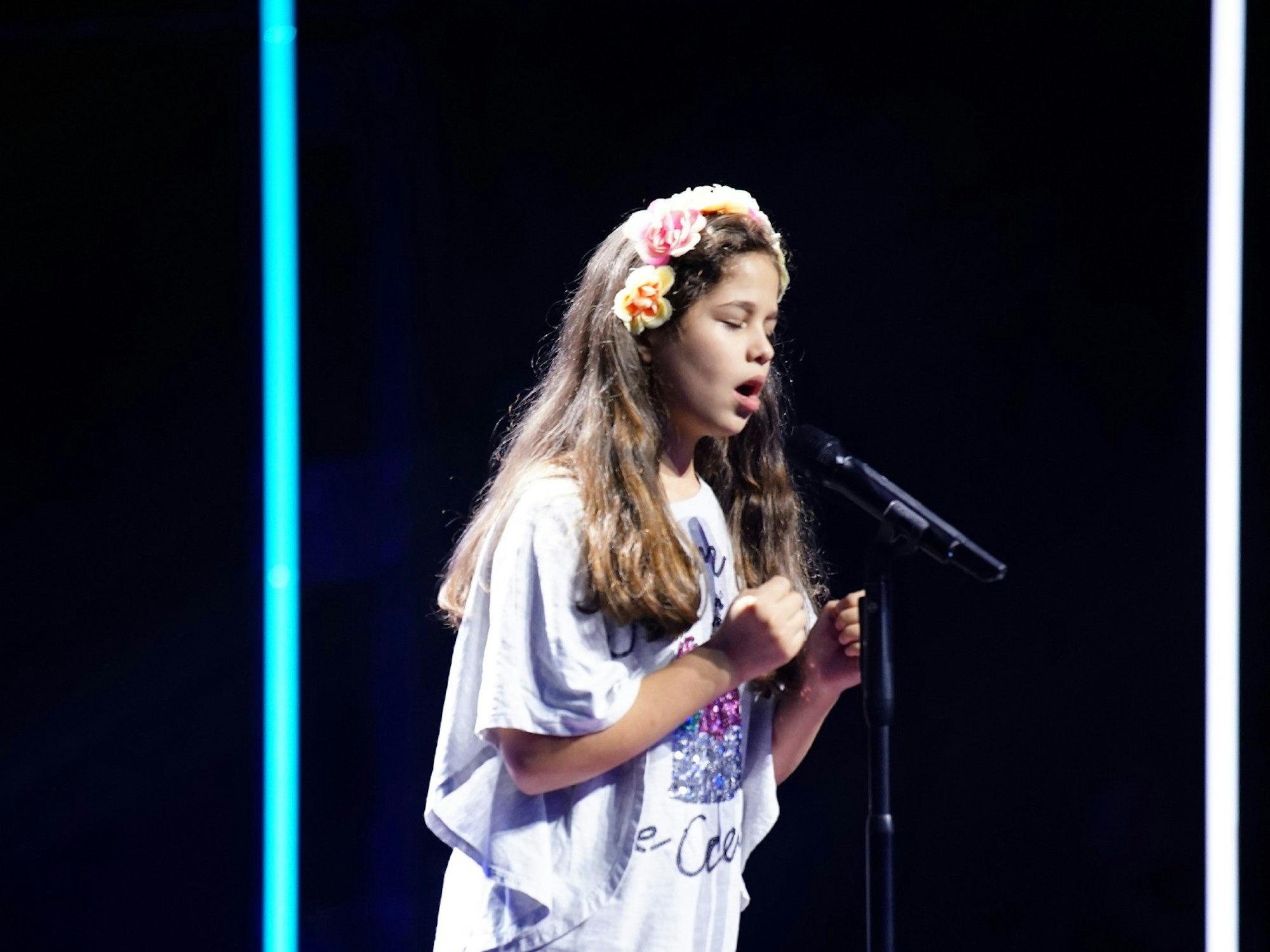 Die 10-jährige Elena Turcan aus Idar-Oberstein trat am Samstagabend (2. Oktober) beim Supertalent auf RTL auf.
