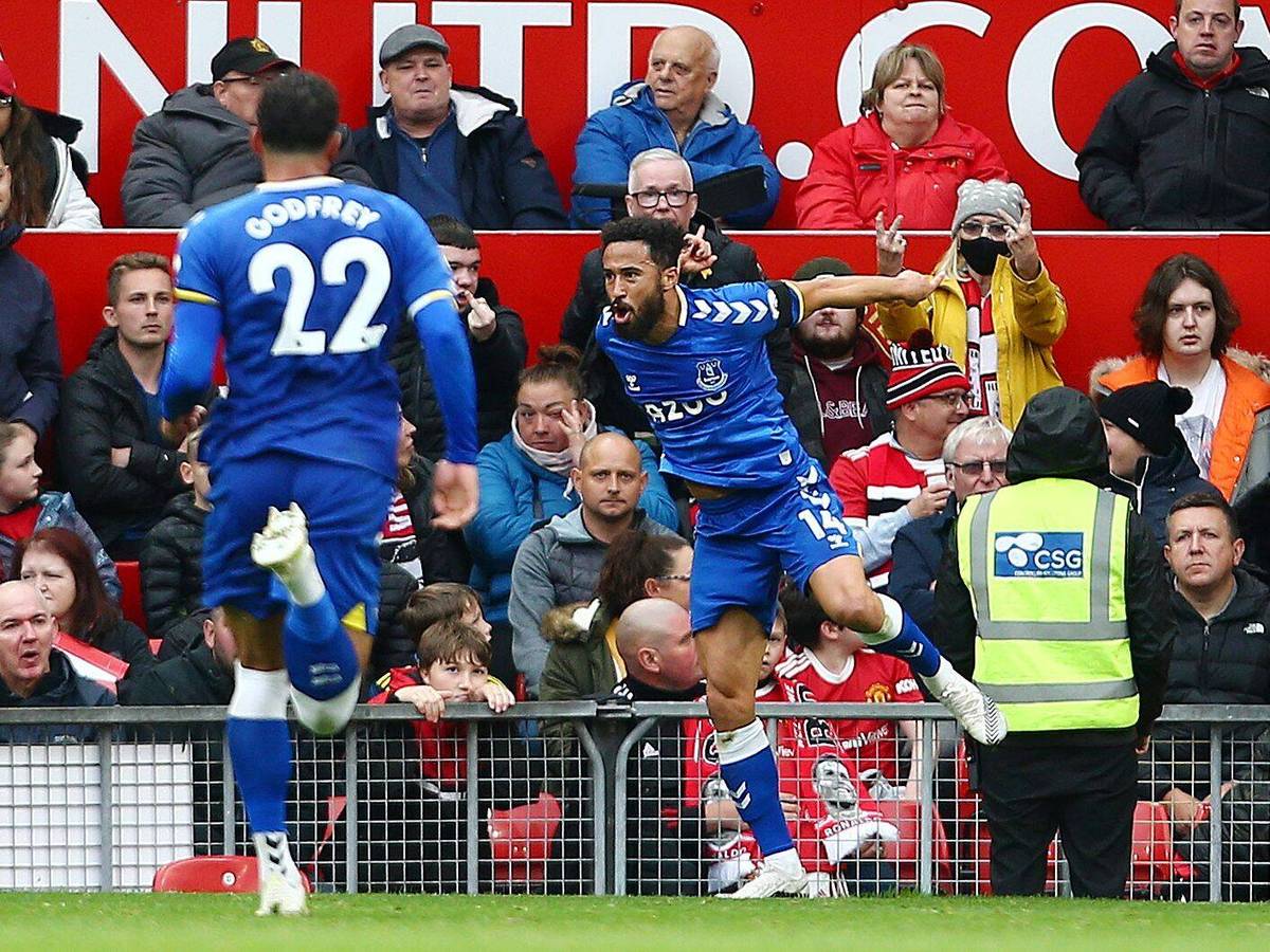 Andros Townsend jubelt für Everton.