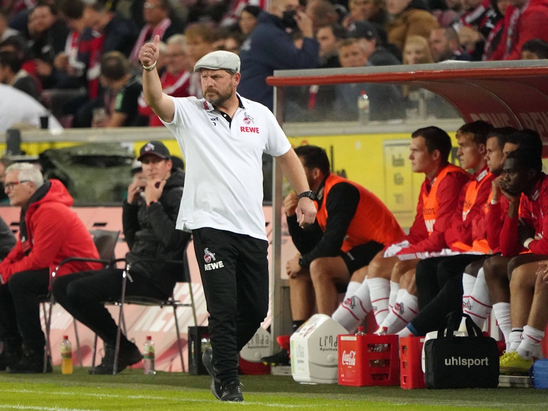 Steffen Baumgart trainiert den 1. FC Köln gegen Greuther Fürth.