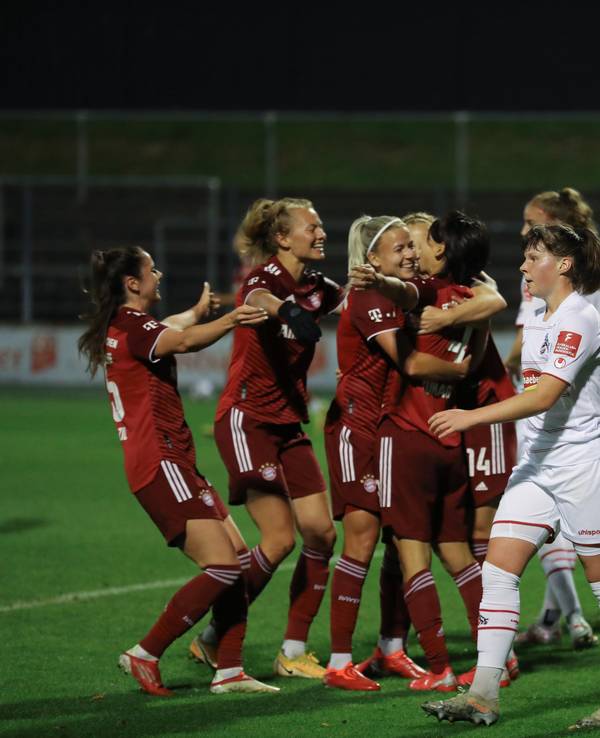 Der 1. FC Köln verliert in der Frauen-Bundesliga gegen den FC Bayern München.