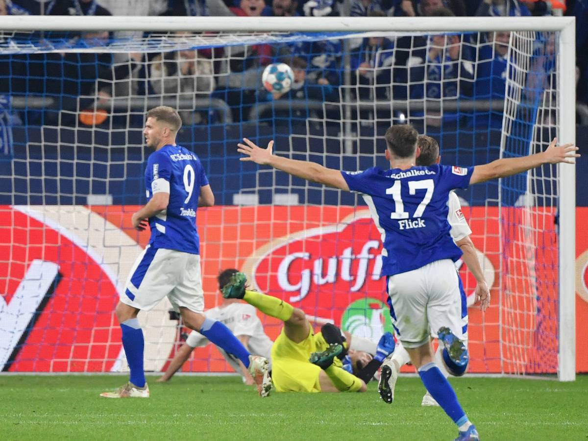 Simon Terodde jubelt nach seinem Tor zum 3:0 gegen Ingolstadt.