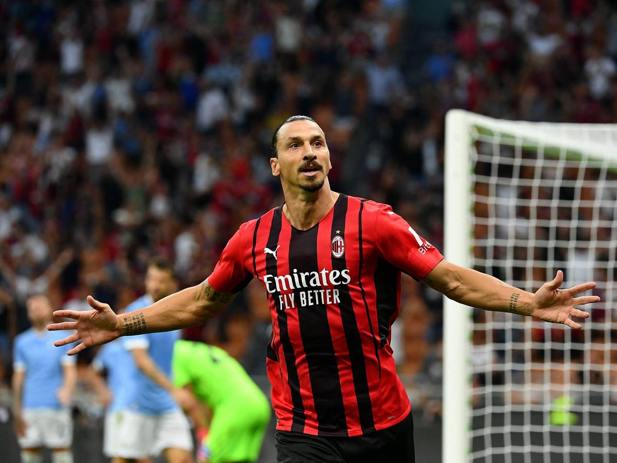 Zlatan Ibrahimovic jubelt.