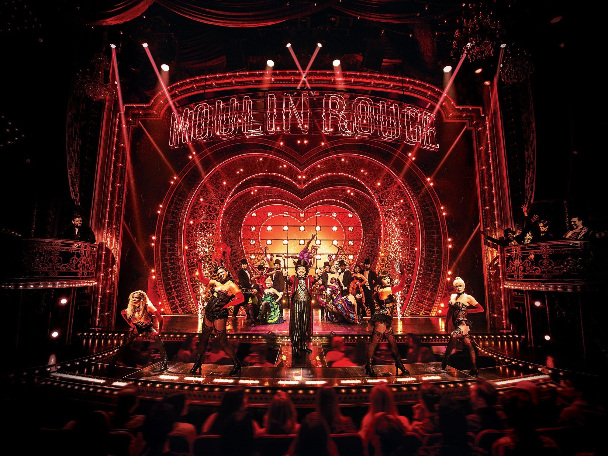 Eine Szene aus dem Musical Moulin Rouge