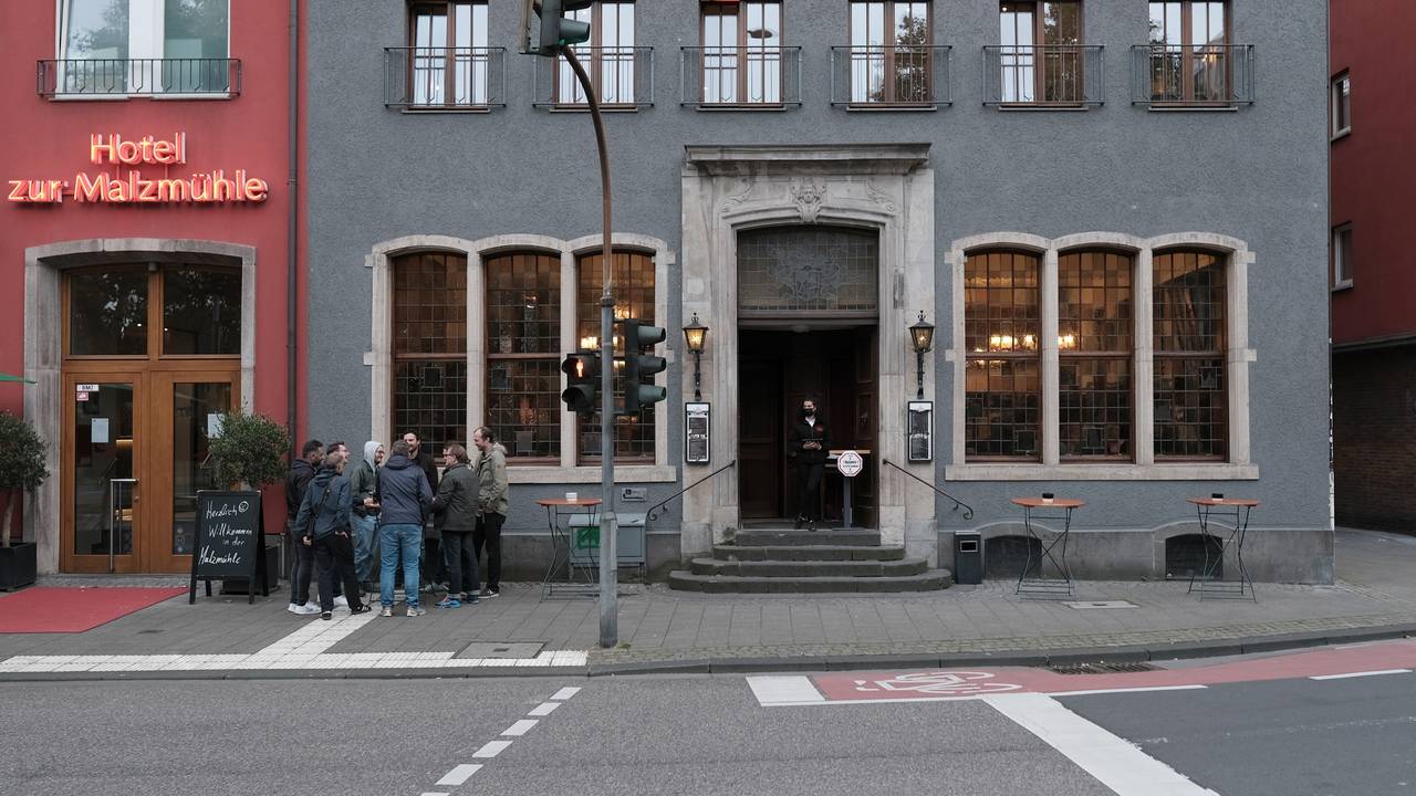 Außenansicht Brauerei zur Malzmühle am Heumarkt in Köln