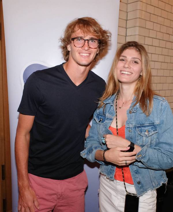 Alexander Zverev und seine Ex-Freundin Olga Sharypova