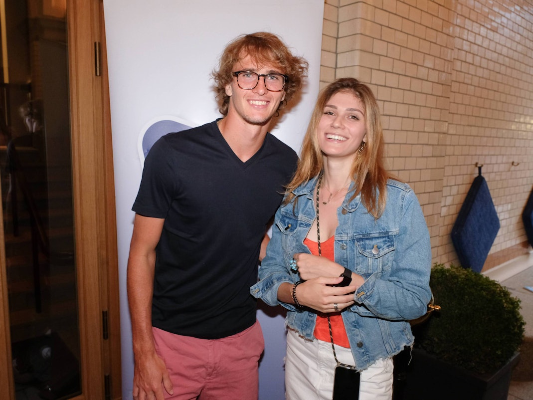 Alexander Zverev und seine Ex-Freundin Olga Sharypova