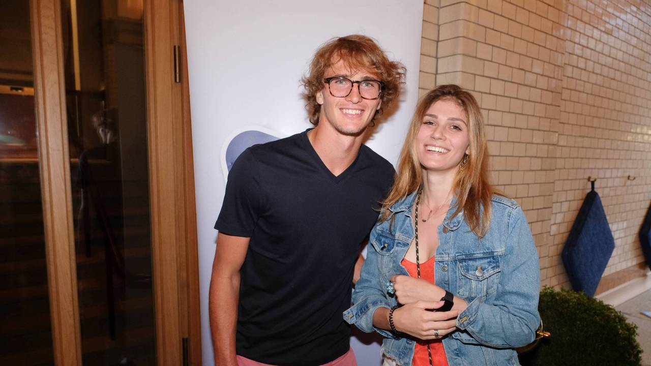 Alexander Zverev und seine Ex-Freundin Olga Sharypova